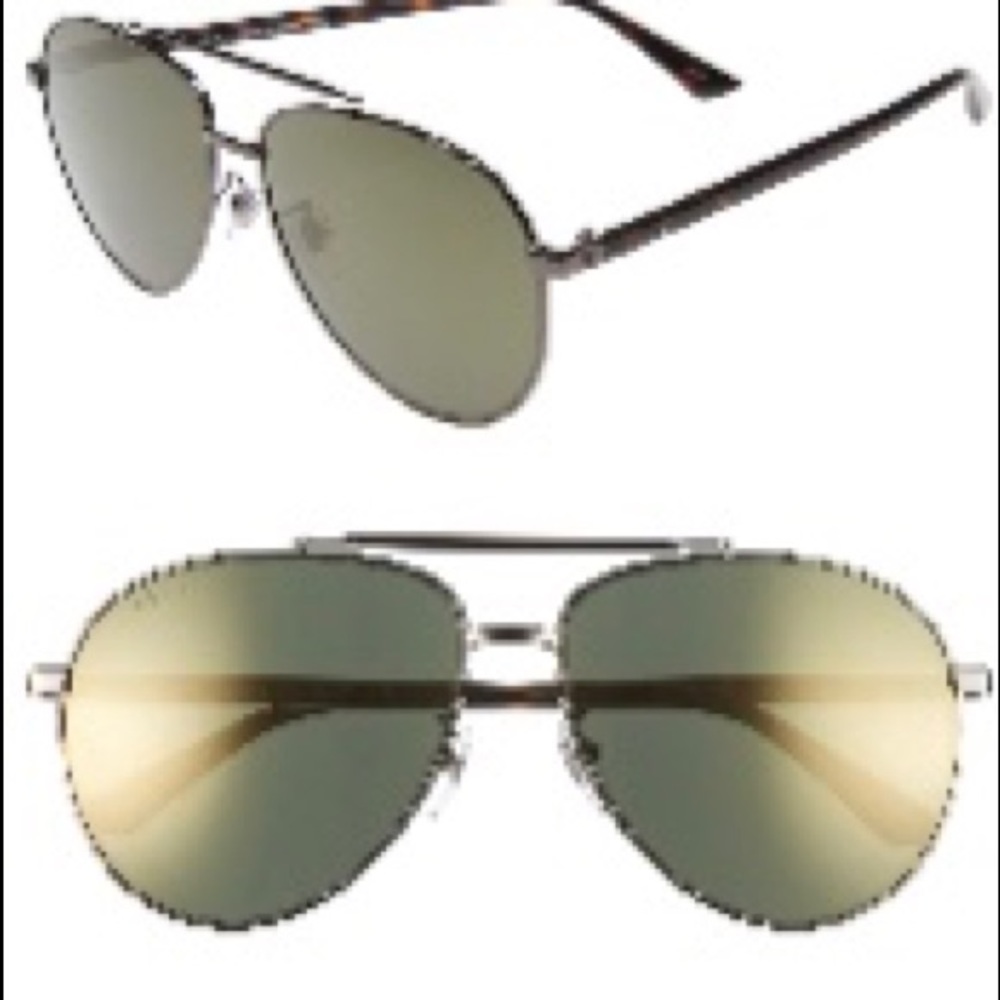Gucci aviator sunglasses.